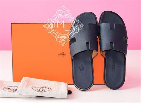 hermes mens flip flops